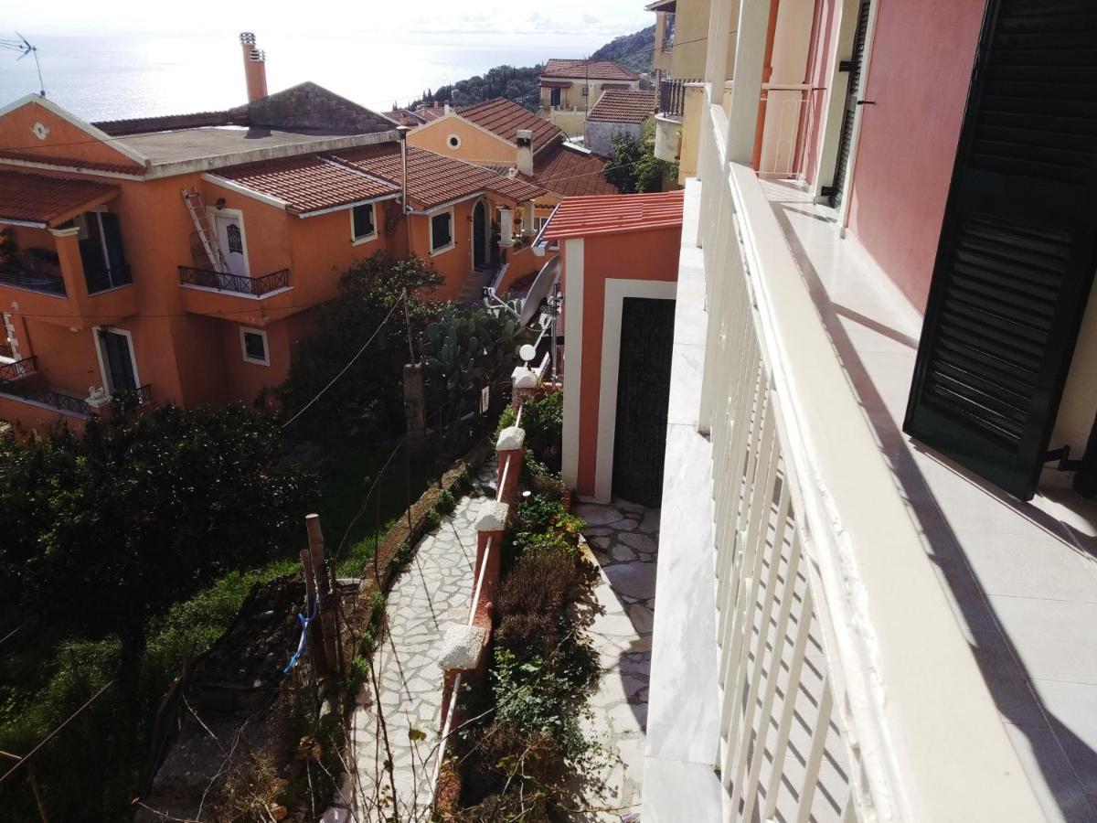 Traditional Panoramic Sea View House Lakones Экстерьер фото