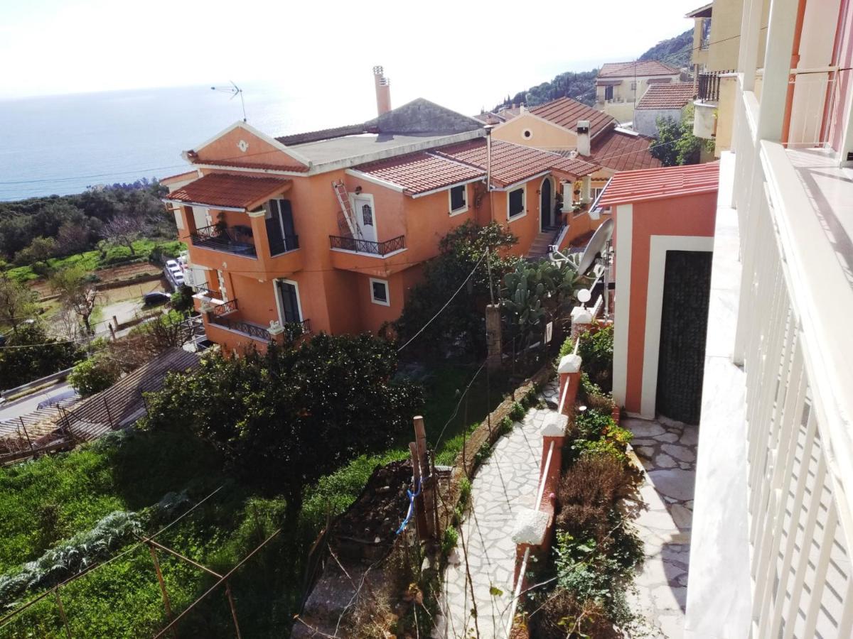 Traditional Panoramic Sea View House Lakones Экстерьер фото