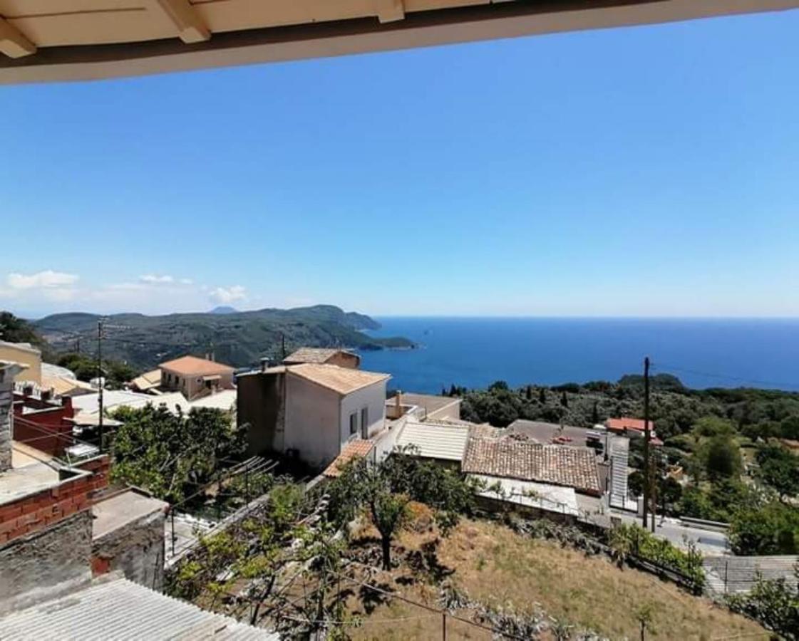 Traditional Panoramic Sea View House Lakones Экстерьер фото