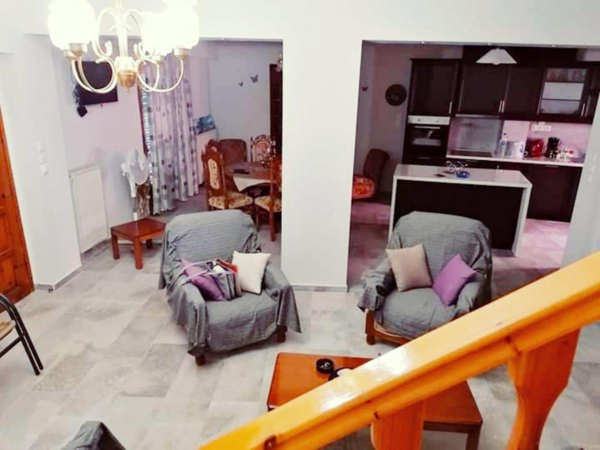 Traditional Panoramic Sea View House Lakones Экстерьер фото