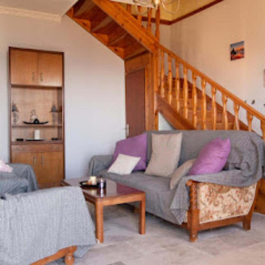 Traditional Panoramic Sea View House Lakones Экстерьер фото