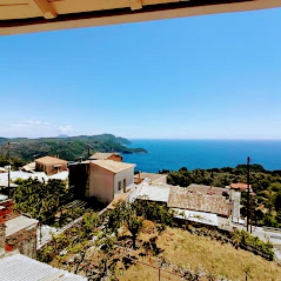 Traditional Panoramic Sea View House Lakones Экстерьер фото