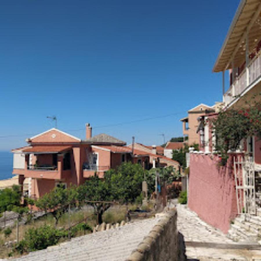Traditional Panoramic Sea View House Lakones Экстерьер фото