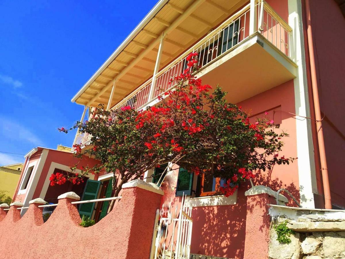 Traditional Panoramic Sea View House Lakones Экстерьер фото